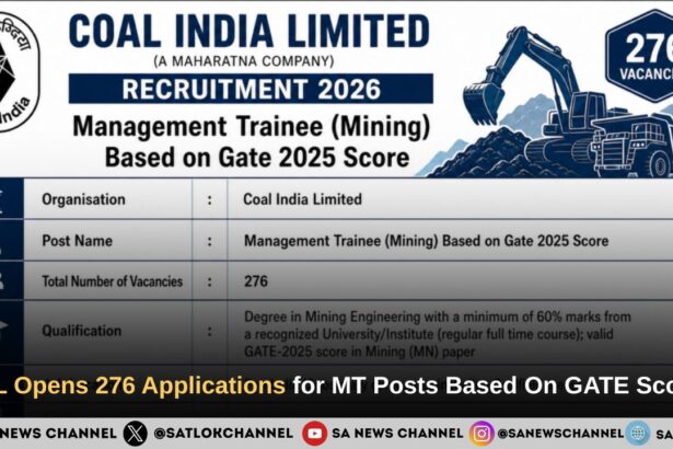 Coal India MT Recruitment 2026