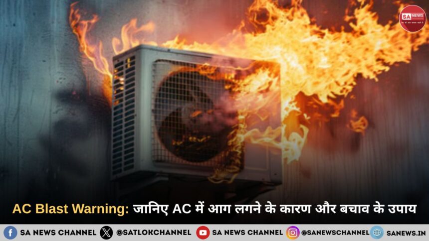 AC Blast Warning जानिए AC में आग लगने के कारण और बचाव के उपाय