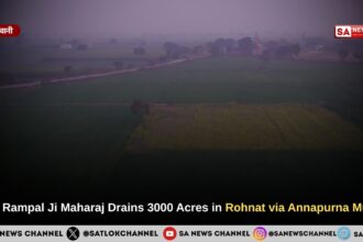 Sant Rampal Ji Maharaj Drains 3000 Acres in Rohnat via Annapurna Muhim
