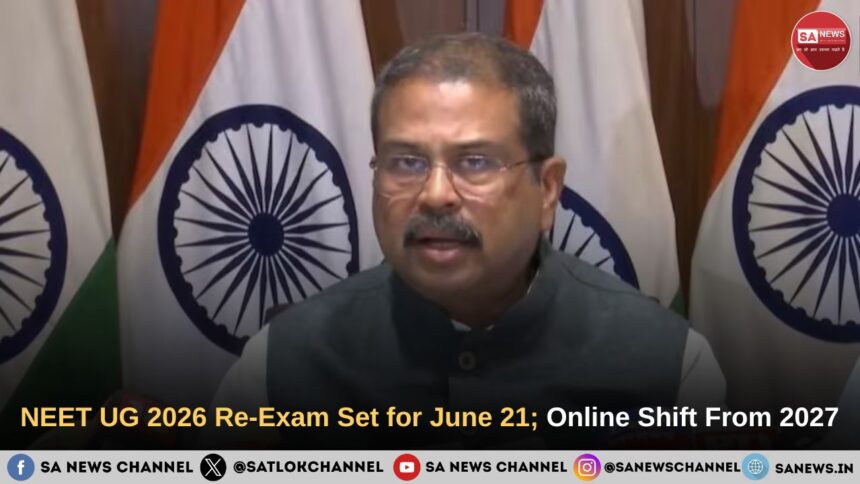 NEET UG 2026 Re-Exam Set for June 21; Online Shift From 2027