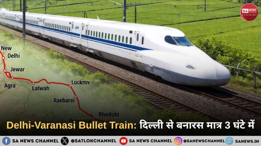 Delhi-Varanasi Bullet Train: दिल्ली से बनारस मात्र 3 घंटे में