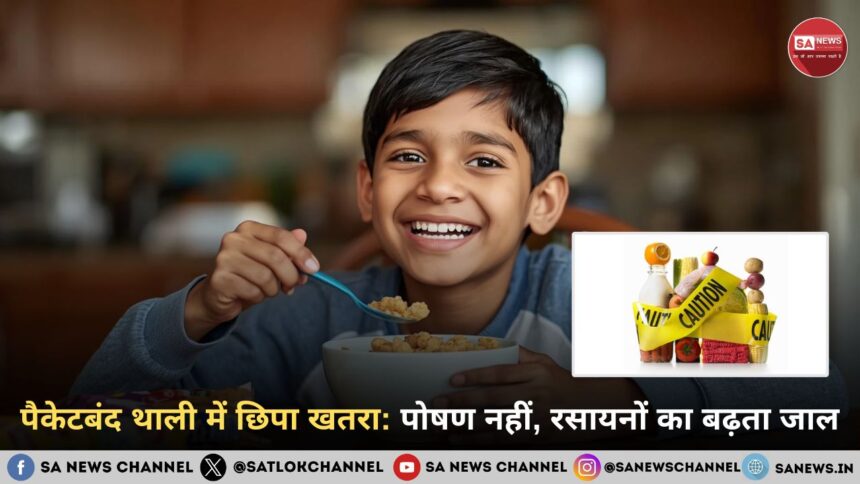 आपकी ‘पैकेटबंद’ थाली में खतरा: पोषण की जगह रसायन