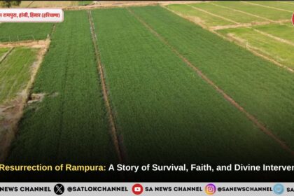 The Resurrection of Rampura: How Sant Rampal Ji Maharaj Saved 1,500 Acres from a Watery Grave