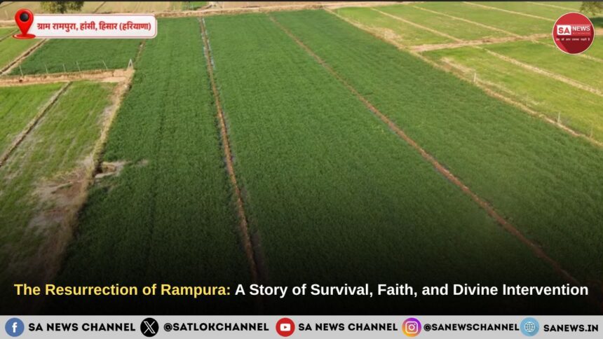 The Resurrection of Rampura: How Sant Rampal Ji Maharaj Saved 1,500 Acres from a Watery Grave