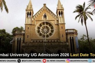 Mumbai University UG Admission 2026 Last Date Today