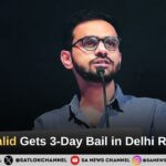 Delhi High Court Grants Umar Khalid Three-Day Interim Bail on Humanitarian Grounds