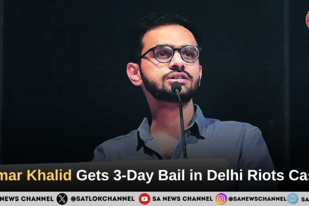 Delhi High Court Grants Umar Khalid Three-Day Interim Bail on Humanitarian Grounds