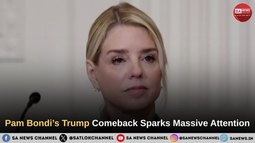 Pam Bondi Returns to White House AI Panel While Recovering From Thyroid Cancer