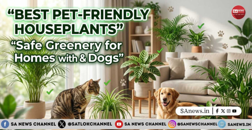 Best Pet-Friendly Houseplants Safe Greenery for Homes with Cats and Dogs
