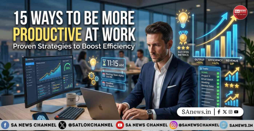 15 Ways to Be More Productive at Work Proven Strategies to Get More Done Every Day