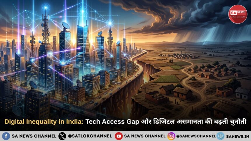 Digital Inequality in India Tech Access Gap और डिजिटल असमानता की बढ़ती चुनौती