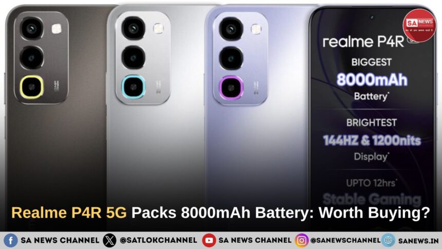 Realme P4R 5G Packs 8000mAh Battery Worth Buying