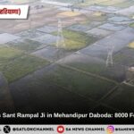 Flood Relief From Sant Rampal Ji Maharaj in Mehandipur Daboda: 8000 Feet Pipe