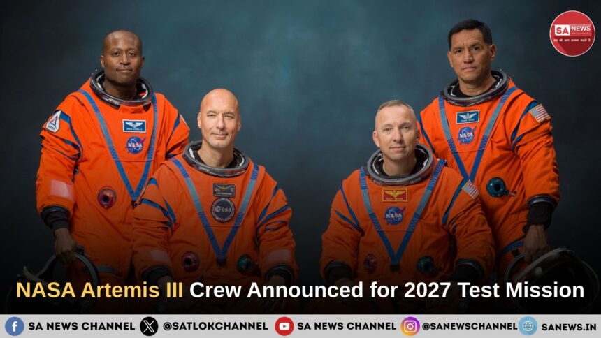 NASA Names Artemis III Crew for Landmark 2027 Test Mission