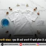 फैशन उद्योग का पानी संकट: एक टी-शर्ट बनाने में खर्च होता है 2,700 लीटर पानी