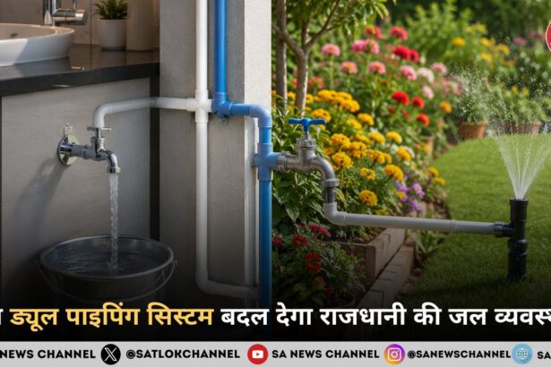 क्या ड्यूल पाइपिंग सिस्टम बदल देगा राजधानी दिल्ली की जल व्यवस्था