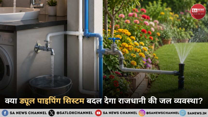 क्या ड्यूल पाइपिंग सिस्टम बदल देगा राजधानी दिल्ली की जल व्यवस्था