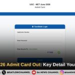 UGC-NET 2026 Admit Card Out Key Detail You Must Check