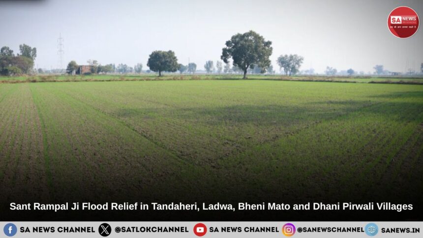 Flood Relief to Tandaheri, Ladwa, Bheni Mato and Dhani Pirwali Villages of Haryana