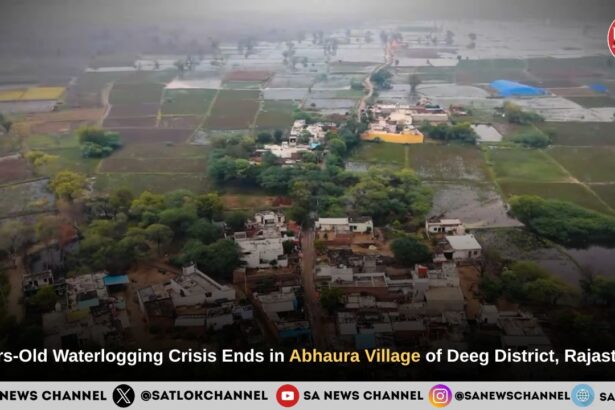Years-Old Waterlogging Crisis Ends in Abhaura Village of Deeg District, Rajasthan