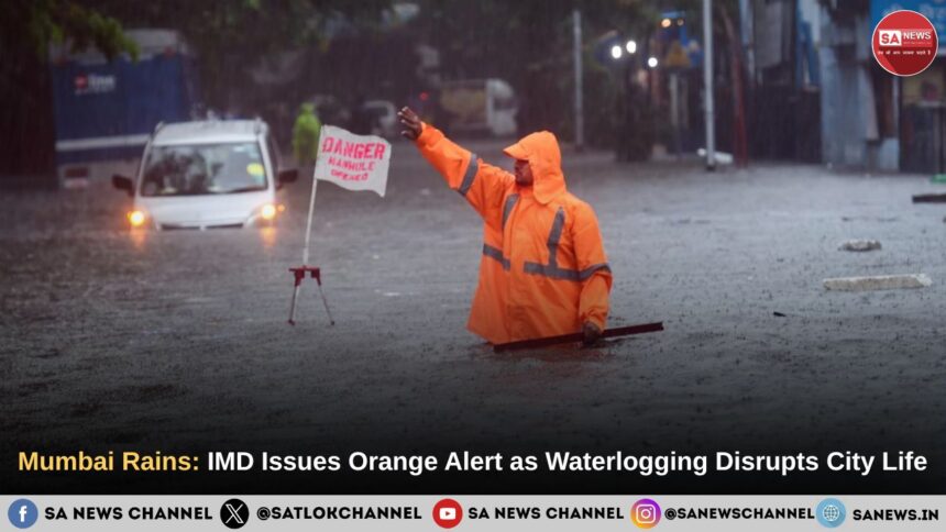 Mumbai Rains Live Updates: IMD Issues Orange Alert as Waterlogging Disrupts City Life