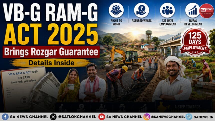 VB-G RAM-G Act 2025 Comes Into Force Across India
