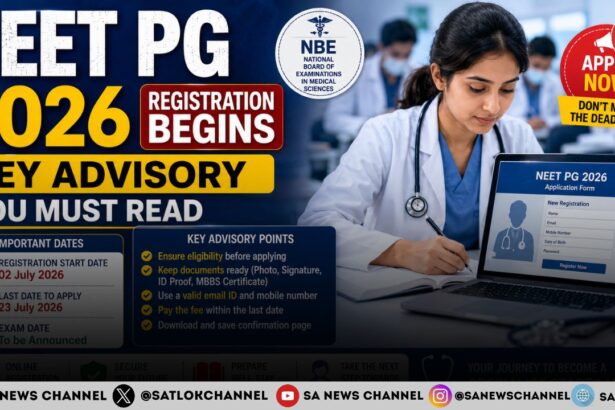 NEET-PG 2026 Registration Begins, NBEMS Issues Important Advisory for Applicants