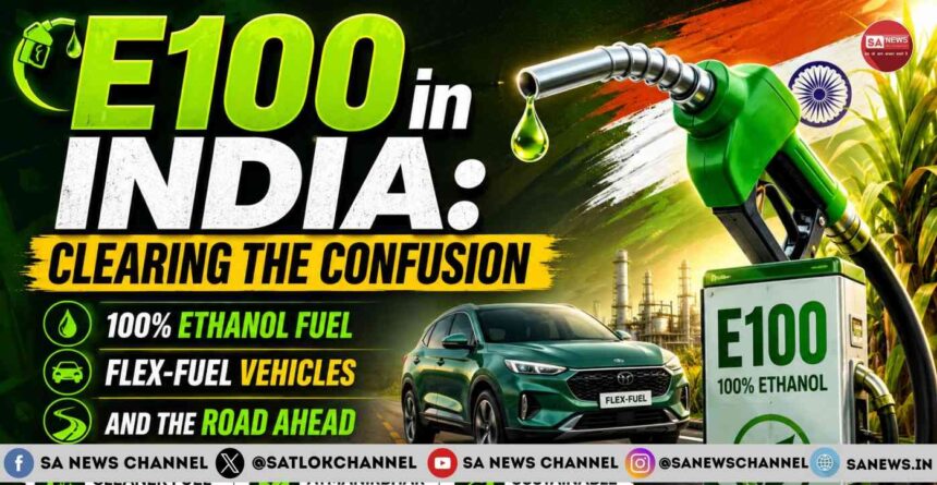 E100 in India Clearing the Confusion on 100% Ethanol Fuel, Flex-Fuel Vehicles, and the Road Ahead