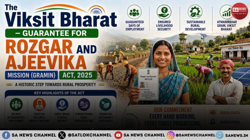 VB-G RAM G Act 2025 Replaces MGNREGA from July 1