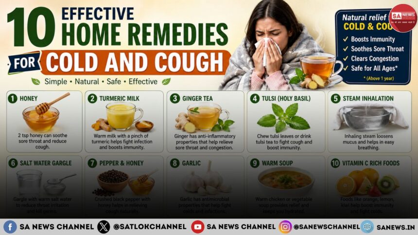10 Effective Home Remedies for Cold and Cough