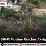 Phase II 9,000-Ft Pipeline Reaches Akalgarh Village