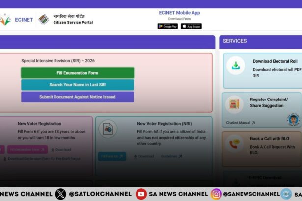 ECI SIR 2026 Online Form Out: Who Should Apply Now