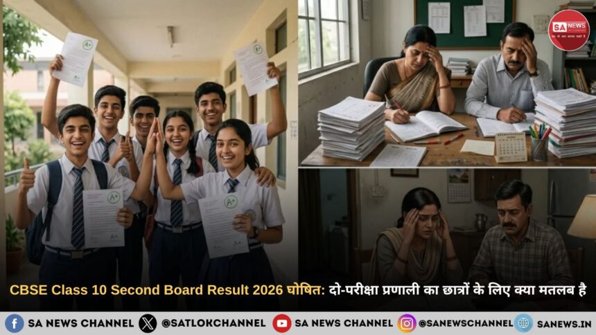 CBSE Class 10 Second Board Result 2026 घोषित दो-परीक्षा प्रणाली का छात्रों के लिए क्या मतलब है