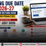 ITR Filing Due Date For AY 2026-27: File Your Return Now to Avoid Penalties