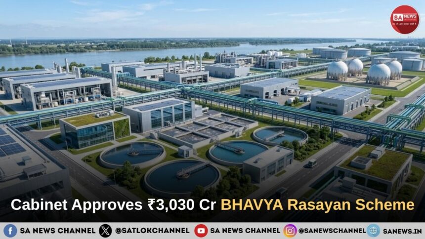Cabinet Approves BHAVYA Rasayan Scheme: ₹3,030 Crore Sanctioned to Establish 3 Dedicated Chemical Parks in India