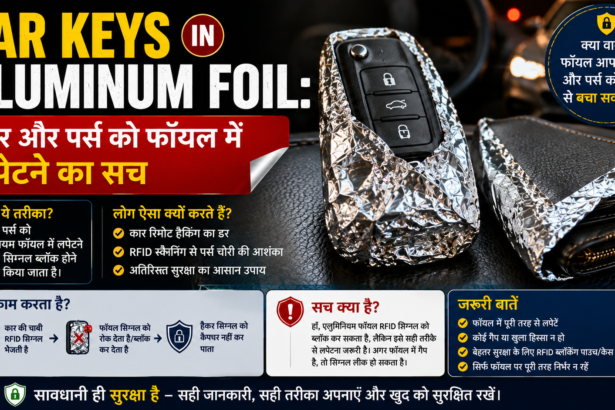 Car Keys in Aluminum Foil कार और पर्स को फॉयल में लपेटने का सच