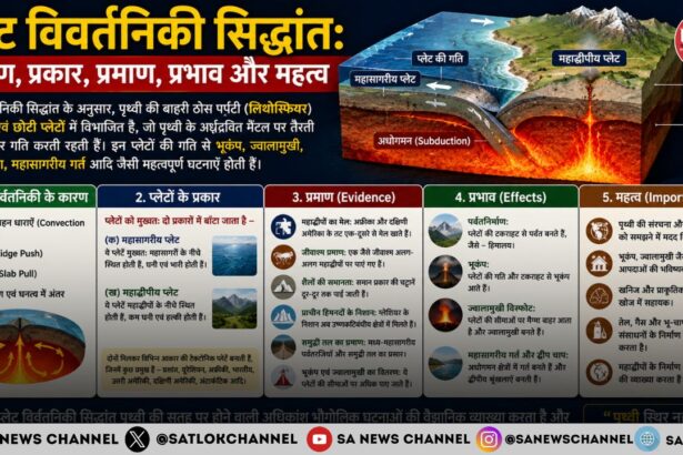 प्लेट विवर्तनिकी (Plate Tectonics) – महाद्वीपों की गति का सिद्धांत