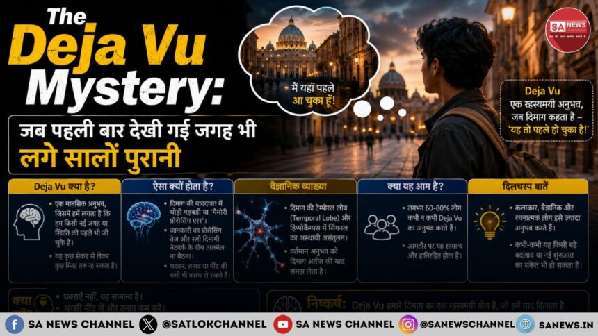 The Deja Vu Mystery जब पहली बार देखी जगह भी लगे सालों पुरानी