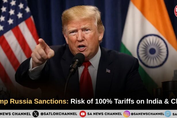 Trump Russia Sanctions: Risk of 100% Tariffs on India and China