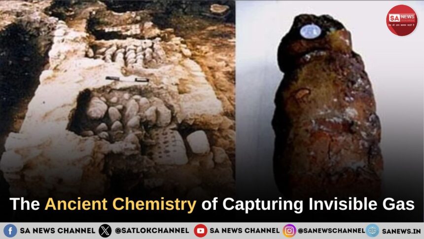 The Ancient Chemistry of Capturing Invisible Gas