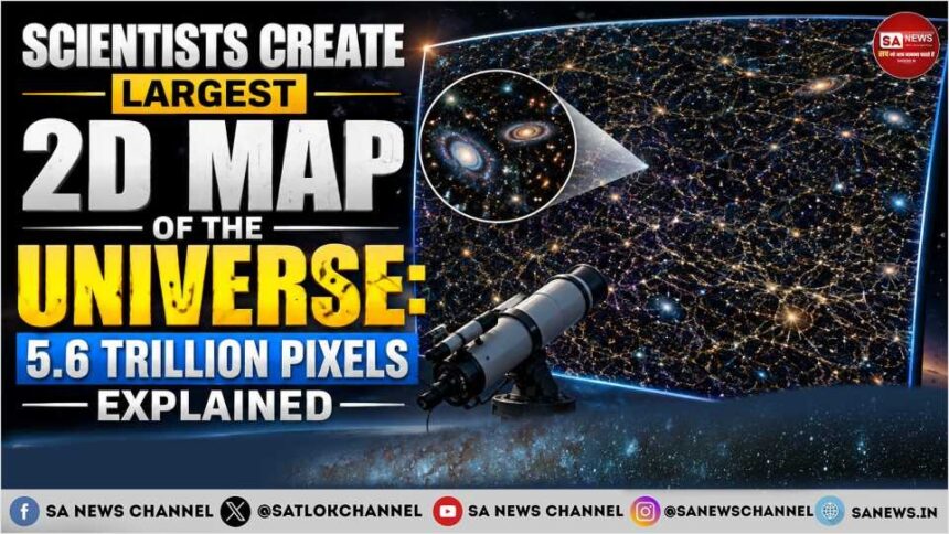 Largest 2D Map of Universe: 5.6 Trillion Pixels Explained