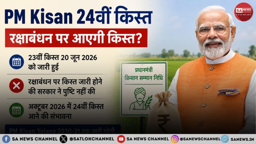 PM Kisan 24th Installment: रक्षाबंधन पर किस्त या अक्टूबर में आएगा पैसा