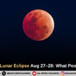 Blood Solar Lunar Eclipse Aug 27–28: North America Set For Near-Blood Moon Eclipse This August