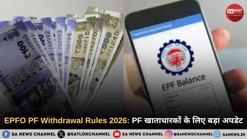 EPFO PF Withdrawal Rules 2026: 75% तक PF निकालने का नियम, जानिए पूरी जानकारी
