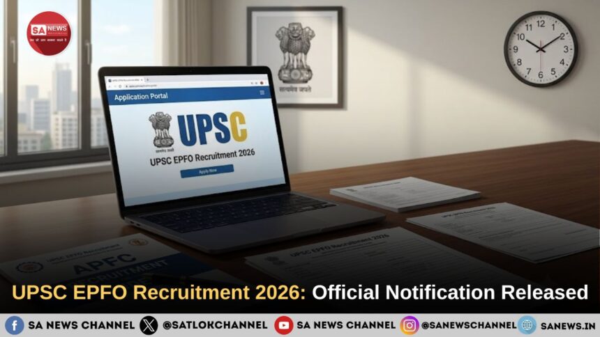 UPSC EPFO Recruitment 2026: Official Notification Released