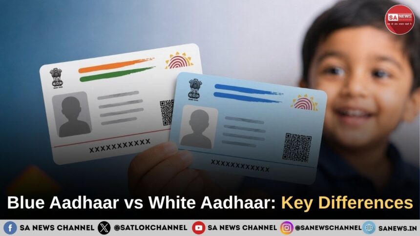 Blue Aadhaar vs White Aadhaar: Key Rules, Biometric Updates and 2026 Enrolment Update