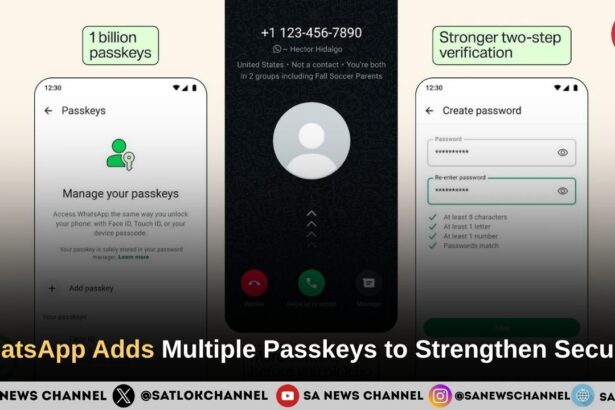 WhatsApp Phishing: WhatsApp Adds Multiple Passkeys to Strengthen Security