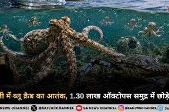 इटली में ब्लू क्रैब का आतंक, 1.30 लाख ऑक्टोपस समुद्र में छोड़े गए