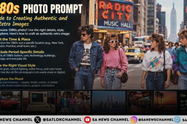 1980s Photo Prompt for ChatGPT A Guide to Creating Authentic and Real Retro Images