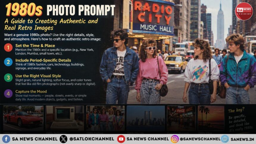 1980s Photo Prompt for ChatGPT A Guide to Creating Authentic and Real Retro Images